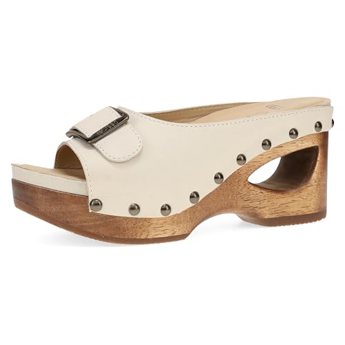 Dansko Adeline Heeled Slide Sandal for Women - Hand-Crafted Wooden Outsoles - Memory Foam Footbeds and Rubber Padded Outsoles for Comfort and Durability