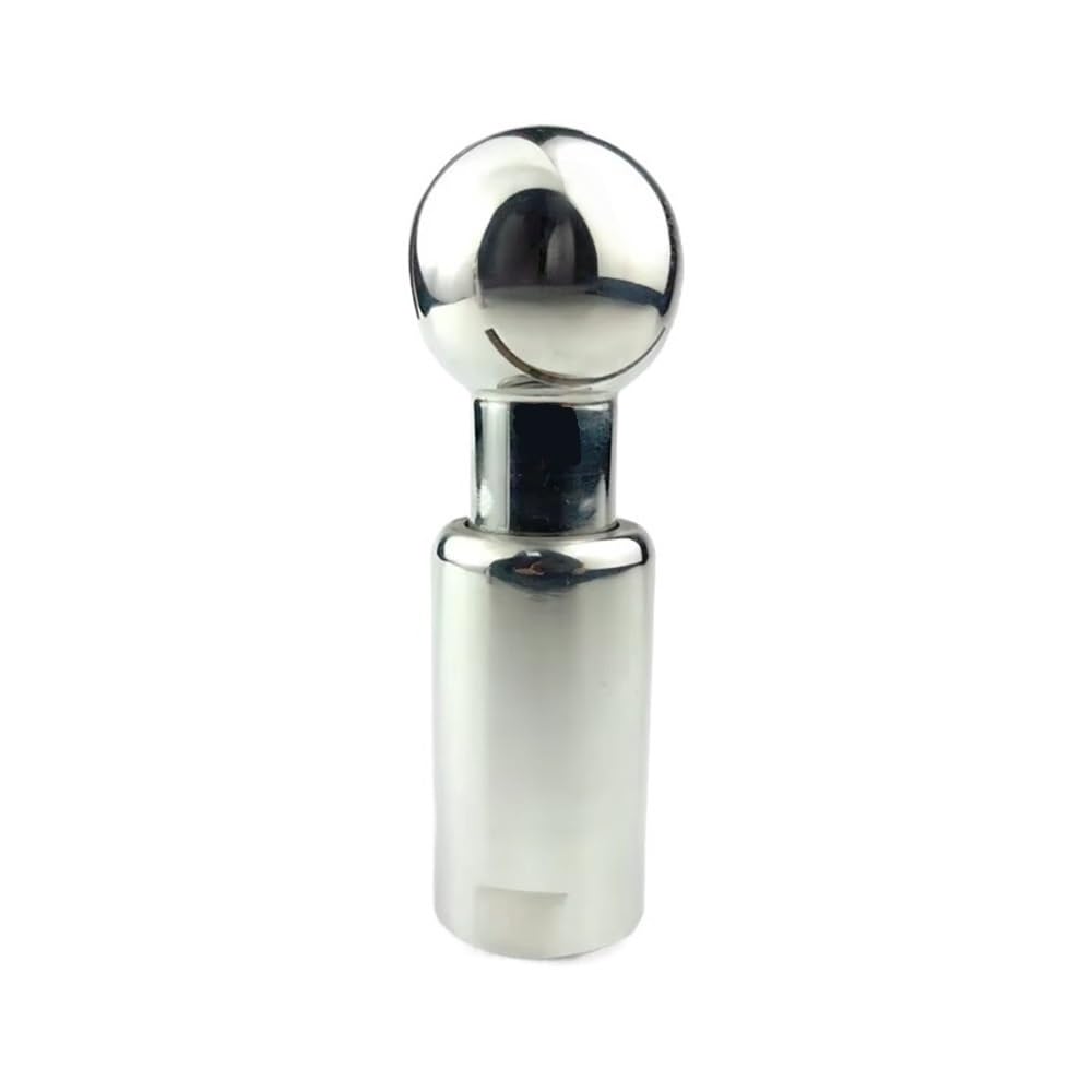 Stainless Washing Spray 304 Stainless Steel Sanitary Rotary Tank Cleaning Ball, BSPT Thread Female High Pressure Spray 1pc(1INCH)
