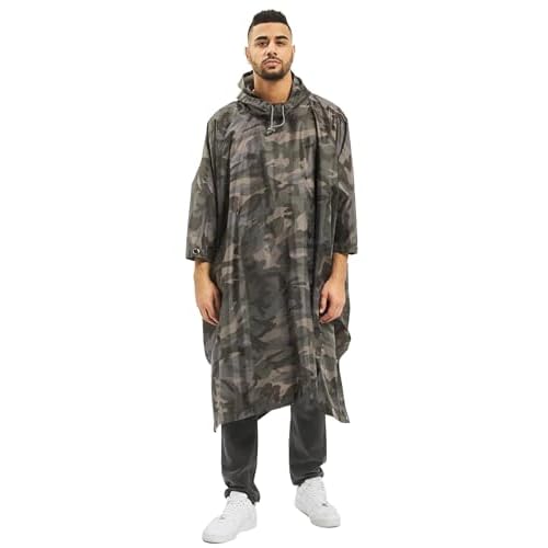 Brandit Ripstop Poncho - Unisex - darkcamo