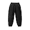 Fleece Lined 𝗦now Pants for Boys Girls Winter 𝗪aterproof Baggy Hiking 𝗦now Bib Pants Cold (Black, 13-14 Years)