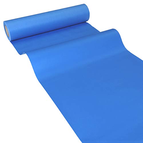 JUNOPAX - Rollo de Mantel de Papel, Color Azul, Papel, Europa-Blau, 50 m x 0,40 m