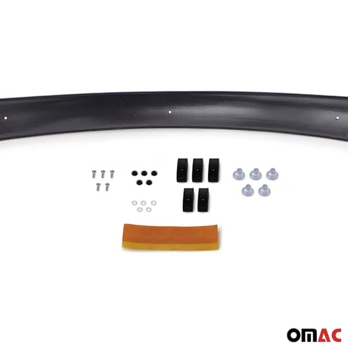 Déflecteur de capot Nissan Navara D23 en ABS noir ultra résistant - 6
