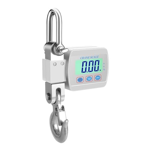 Portable Handheld Digital Hook Scale - 500kg Capacity, LCD Display, Unit Conversion Function, Ideal for Fishing, Luggage, and Weight Measurement