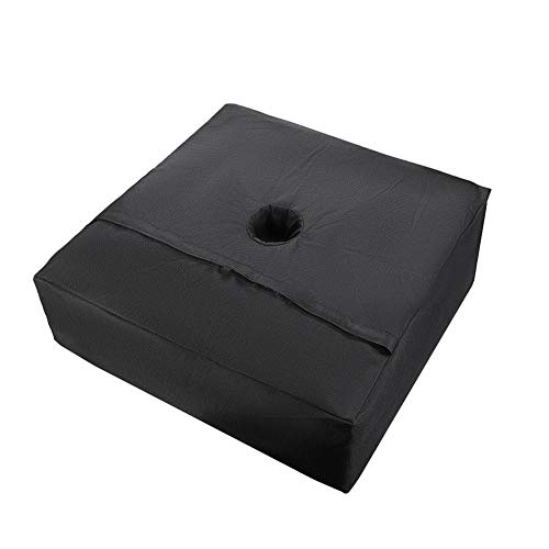 Cracklight Soporte para sombrilla Bolsa Portátil Resistente a la Intemperie Paragüero Cuadrado Oxford Bolsas de Arena Base Paraguas extraíble Bolsa de Peso para Canopy Patio Beach-46cmx46cmx15cm