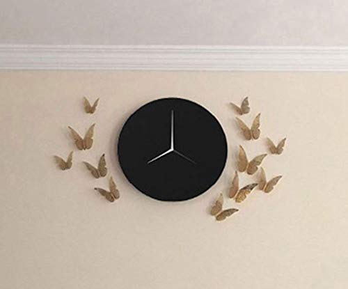 12PCS Vinilos Decorativos Mariposas 3D Oro miniatura 6