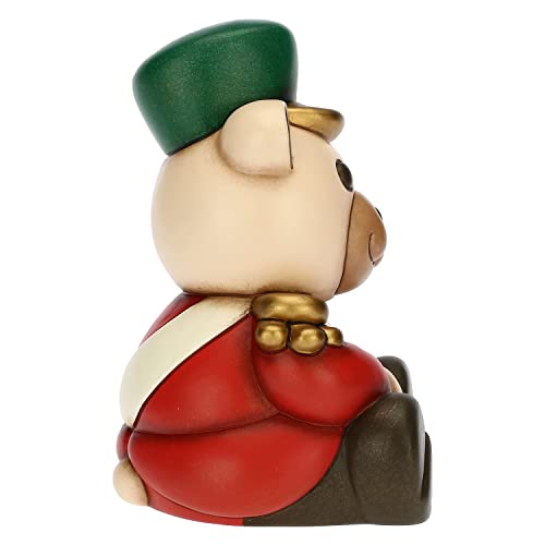 Miniatura 4 de Thun - Navidad 2022 - Figura Decorativa De Peluche Cascanoce De Cerámica Decorada A Mano - Idea 2022-12,5 X 10,5 X 16 Cm H