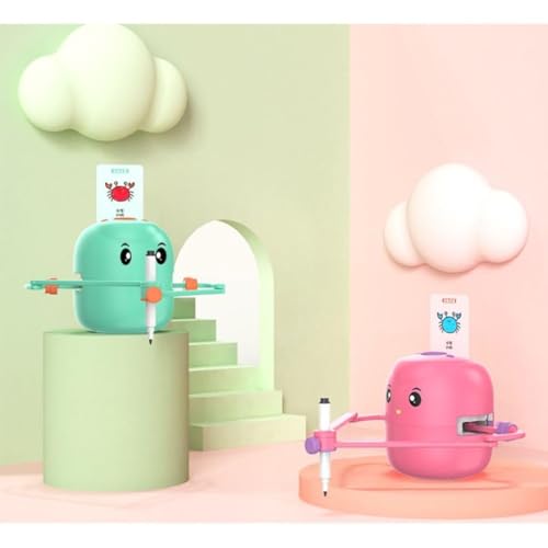 Image of DRUMSTONE {Exclusive 5+5 Years Warranty } Interactive Kids Drawing Robot Toy | Educational Learning Assistant with Flash Cards, Step-by-Step Drawing, Fun Creativity Booster for Boys & Girls