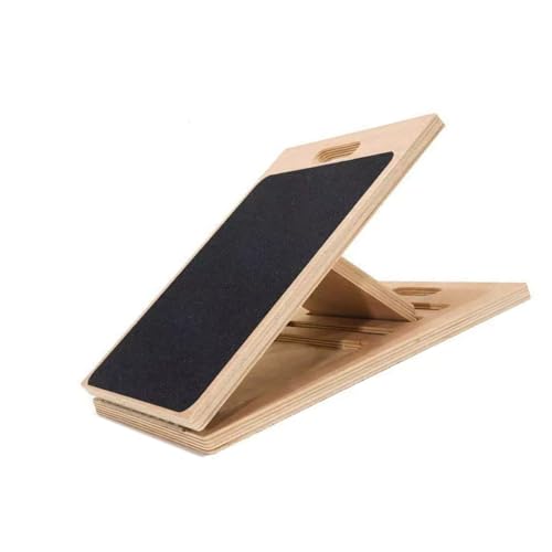 Tabla Ajustable de Estiramiento para Piernas de Madera