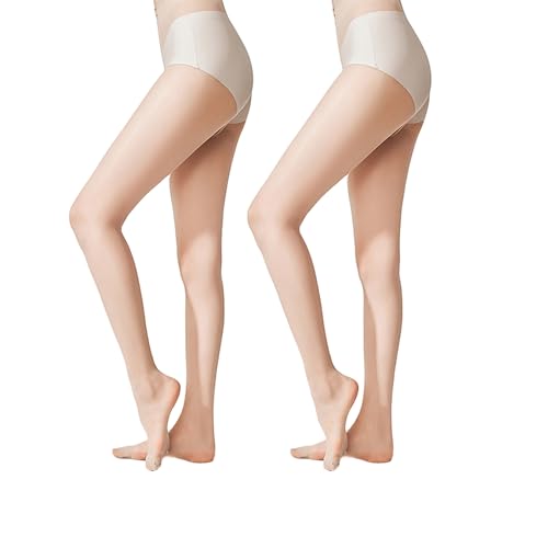 UV Protection Tights for Women,skin beauty socks, Thin Sheer Design, Anti-Snag Pantyhose, 2 Pack, fair skin