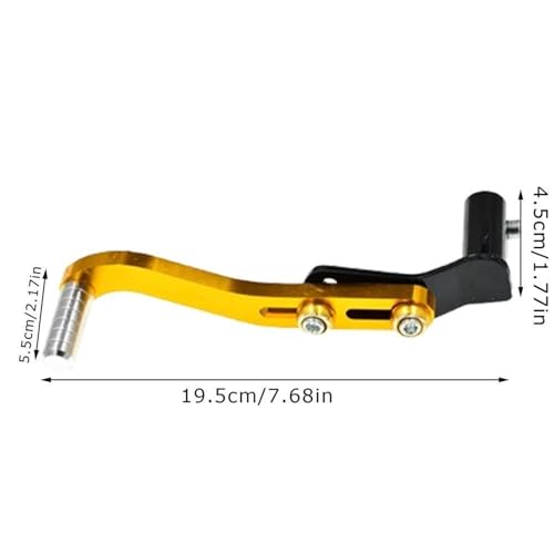 Levier kickstart en alliage d'aluminium robuste pour moto tout-terrain