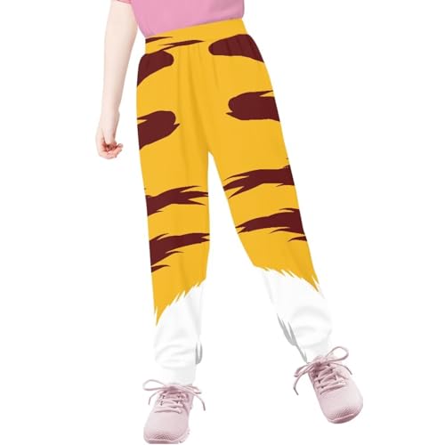 Dreaweet Cute Sweatpants for Girls Boys, Kids Graphic Jogger Pants 4-15 Years Casual Athletic Trousers with Pockets4