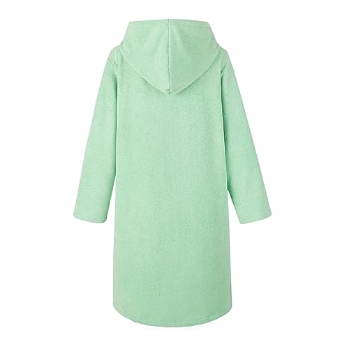 Image of MissShorthair Hooded Towel Robe for Kid, Zipper Beach Cover Up, Swim Changing Robe for Boy, Girls Bath Towelling Poncho