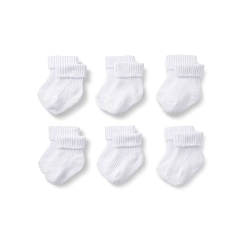 Image of Amazon Essentials x Sofia Grainge Unisex Toddlers and Babies' Knitted Turn Cuff Socks
