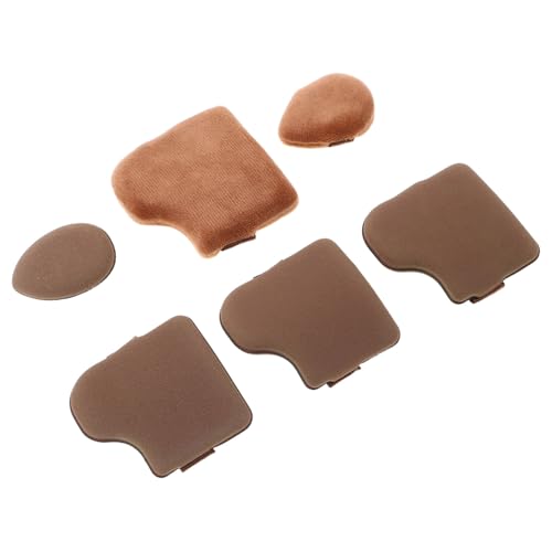 Frcolor チョコレートクッキー型ミニ植?パウダーパフ 軽量コンパクト 乾湿両用 柔らかい肌触り 携帯便利 メイクアップ用フェイススポンジ