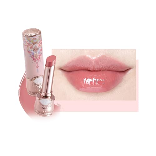 Flower Knows Butterfly Cloud Collar Glossy Lipstick,Hydrating Solid Lip Gloss,Moisturizing