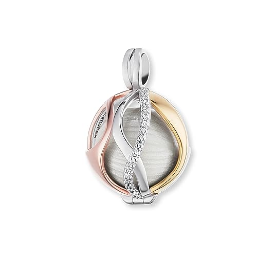 Engelsrufer Collana Donna In Argento Con Ciondolo E Pietre Intercambiabili | Malachite Inclusa | Nichel Free