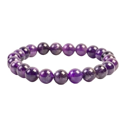 ARE - Aeora Rocks : Amethyst Bead Bracelet - Natural Healing Bracelet for love, Money,Reiki healing, Manifestation and Meditation - For Men and Women (Size - 8mm) (B0D1TTGVCQ) Amazon Price History, Amazon Price Tracker