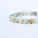 Cherry Tree Collection Natural Semi Precious Gemstone Beaded Stretch Bracelet 8mm Round Beads 7