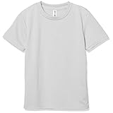 [グリマー] 半袖 4.4oz ドライ Tシャツ [UV カット] キッズ シルバーグレー 日本 150cm (-)