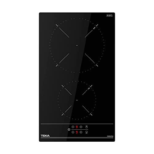 Teka IBC 32000 TTC - Placa Inducción Modular de 30 cm, 2 Fuegos, Touch Control y Función Power Plus, Modo Silencio, Instalación Fast-Click, Color Cristal Negro
