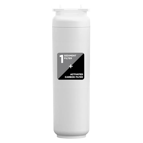 LanGWATER Filtro combinado de sedimentos y carbón activado – 1 cartucho de reemplazo para TheWell2 Purificador de agua – Anti-sarro para proteger el filtro RO – Instalación fácil – Duración 1 año