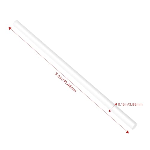 Image of 2pcs FX2 FX4 Ceramic Impeller Shaft Replacement Compatible with Fluval FX2 FX4 Canister Filter Magnetic Impeller Assembly A20199 Parts for Aquarium, L 91.4mm OD 3.88mm