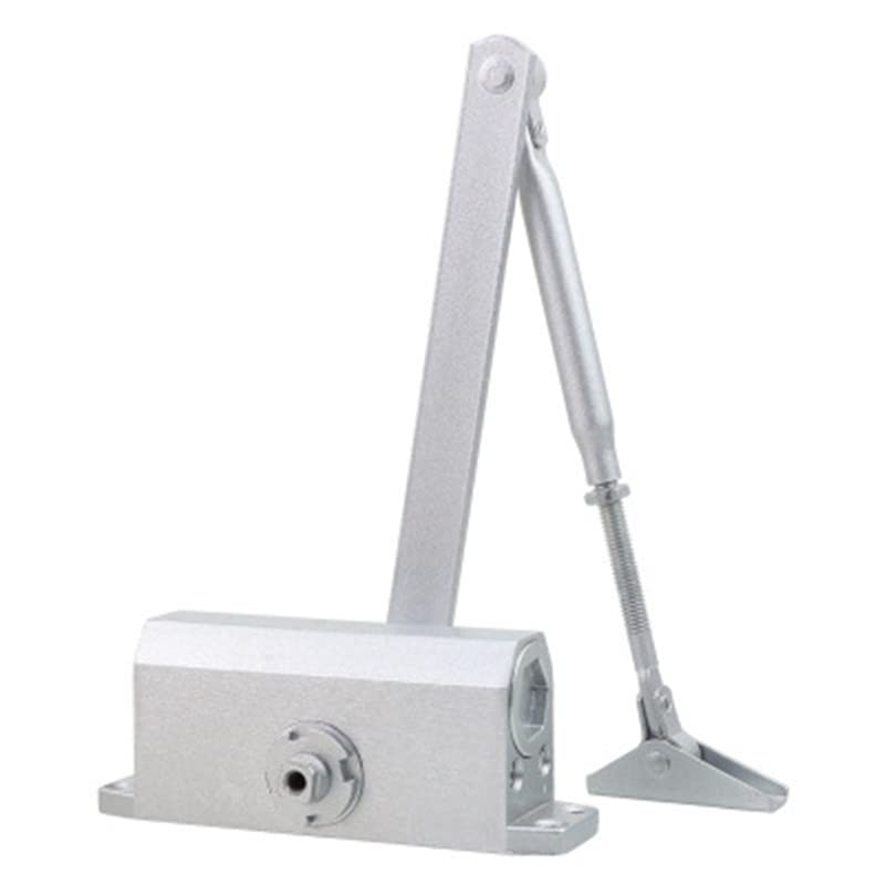 Chiudiporta Chiudiporta Automatici Sistema di Sicurezza Velocità Chiusura/Scatto Regolabile Alluminio for Porte Sinistre e Destre 25-45 Kg 900M