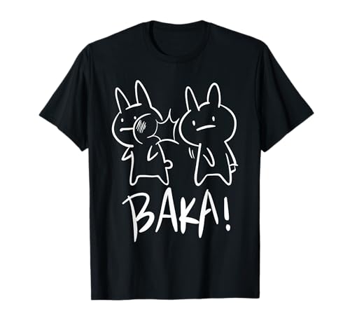 Kawaii Baka Rabbit Ohrfeigen für Otakus, Anime und Manga T-Shirt