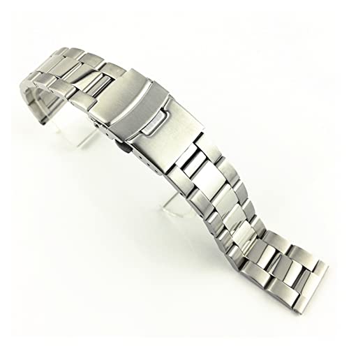 Bracelet acier inoxydable solide YINGO à double serrure pour montre de rechange