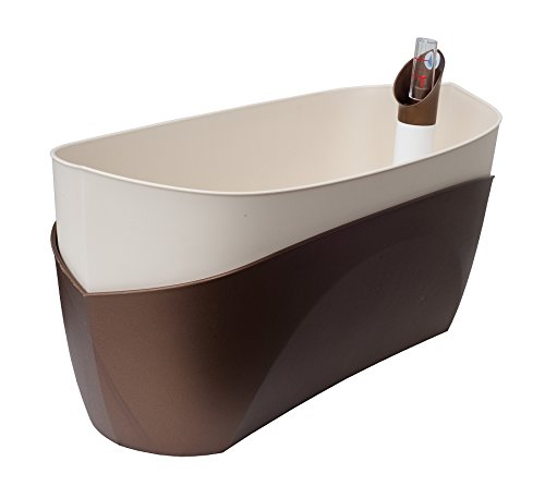 Plastia Doppio Flower & Watering Pots Beige