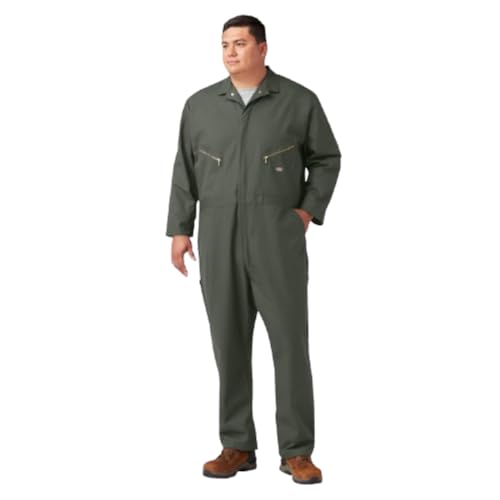 Dickies Deluxe Blended Long Sleeve Coveralls, OLIVE GREEN, XL RG - image 1