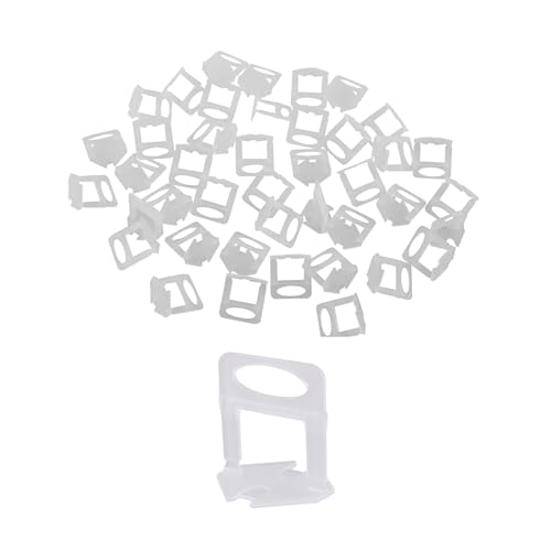 タイルクリップ 2mm 1000個セット タイルレベリングシステム スペーサー タイル平坦化クリップ タイル施工補助具 床・壁用 DIY用具