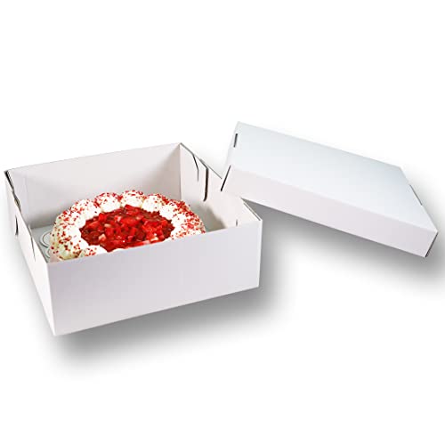 50 Tortenkartons 32x32x12cm 2teilig | Kuchen Transportbox aus Pappe für Torten und Kuchen | Praktische Kuchenkartons oder Cake Box | Die Kuchenbox aus stabiler Pappe als Kuchen Verpackung 50 Tortenkartons 32x32x12cm 2teilig | Kuchen Transportbox aus Pappe für Torten und Kuchen | Praktische Kuchenkartons oder Cake Box | Die Kuchenbox aus stabiler Pappe als Kuchen Verpackung
