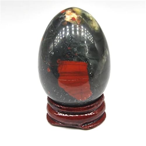 Cristal de pierre de sang œuf de lithothérapie pour décoration et équilibre intérieur