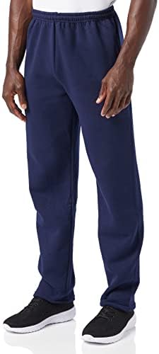 Russell Athletic Men's Dri-Power Open Bottom Sweatpants with Pockets, Navy, X-Large