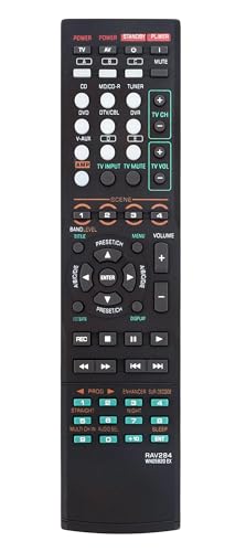 RAV284 WN05820EX Replaced Remote Control fit for Yamaha AV Receiver HTR-6230 HTR-6130 RX-V365 RX-V365BL RX-V363 RAV280 RAV283 RAV285 WN05780 RX-V463 RX-V563 RX-V663 HTR-6140 YHT-390 YHT-690 HTR6160
