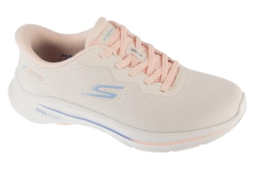 Skechers Baskets GO Walk 8 Nadia pour Femme, Naturel, Pointure 39