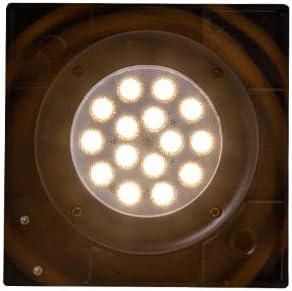 Grand patio Solar Lights Replacement Top Outdoor Solar Floor Lamp Replacement Part Waterproof 40 Lumen Warm White Super Bright SMD chip X15 Suit for Medium and Large Floor Lamps