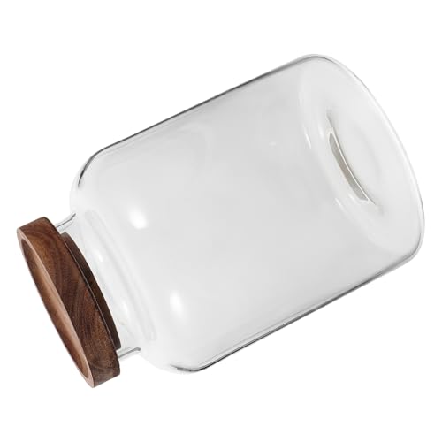 Grain Jar，Recipientes de preparación de comidas Soporte de almacenamiento Estantes de almacenamiento Candy Cigerates Candycanes Soporte de almacenamiento סוויץ Tarro de té Botes de vidrio con tapas de