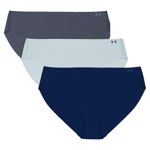 Image of Under Armour Women's 3-pack Pure Stretch No Show Bikini Underwear, All-day Comfort Fit & Ultra-soft