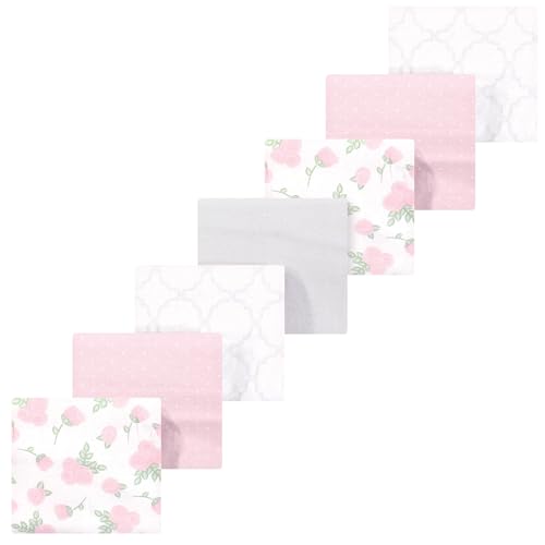 Image of Luvable Friends Little Treasure Flannel Receiving Blankets 7pk