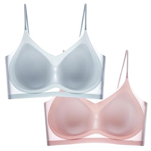 Soutien-gorge respirant ultra fin en soie glacée non marquant