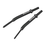 SUNEX TOOLS ACS2 Air Hammer Chisel Hinge Pin Driver Set in Portable Tool Roll, 2-Piece