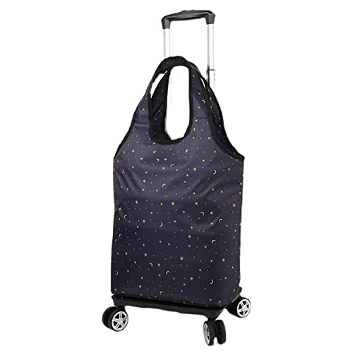 Plegable, aluminio, carrito de compras, bolsa desmontable, portátil, 2 en 1, diseño para mercado, viajes, picnic y escaleras, ligero, para comestibles, carrito para una movilidad fácil