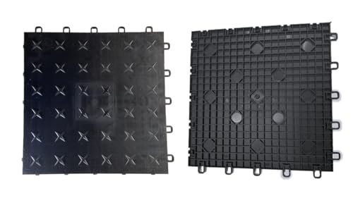McMolders Interlocking Garage Floor Tiles – Heavy-Duty Diamond Plate, Non-Slip