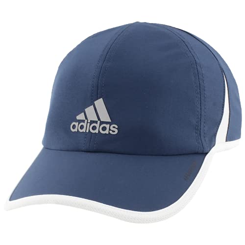 adidas Men's Superlite Relaxed Adjustable Performance Cap, Crew Navy/White/Silver Reflective, One Size