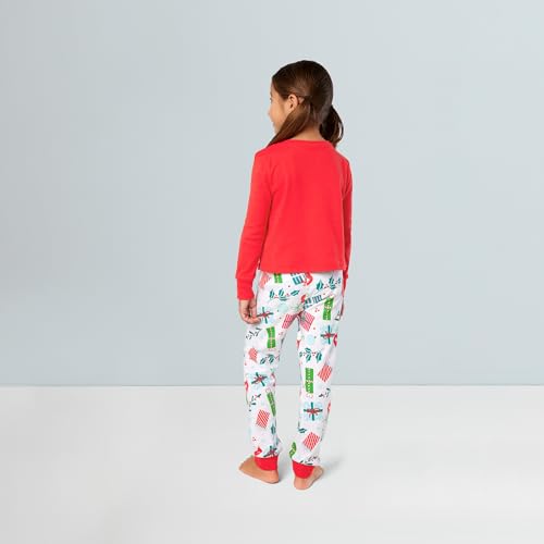 American Girl Holiday PJs for Little Girls, Red and Green, Size 2T-5, 2 pc, Ages 18M+3