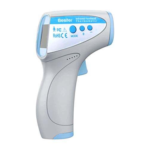 ?US in Stock?Infrared Thermometer, Digital Infrared Forehead Thermometer for Bady and Adult,Non-Contact Digital Thermometer with Fever Alert Function and Digital LCD