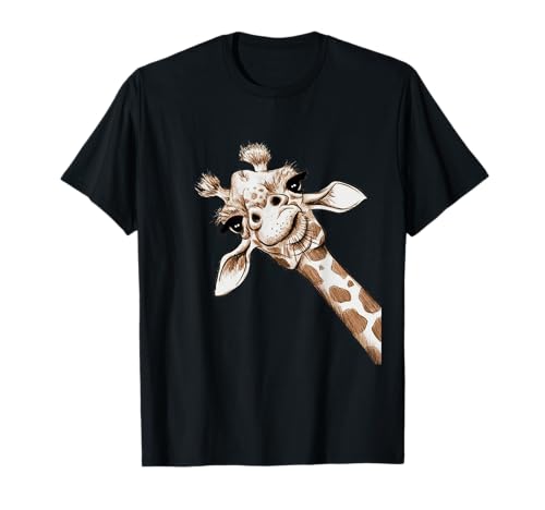 Love giraffe Women wildlife giraffe Lovers tee for kids girl T-Shirt