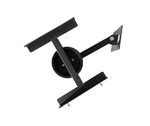 Image of Audiovan Adjustable Speaker Wall Mount Bracket with Swivel 8 x 12 Inches Pair (2 Bracket) (Speaker Wall Mount 8 x 12 Inches, Black)